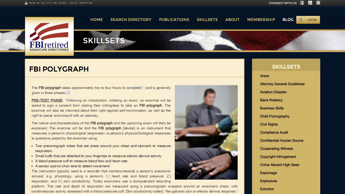 FBI Polygraph - FBI Retired | FBIretired Official Site / Directory